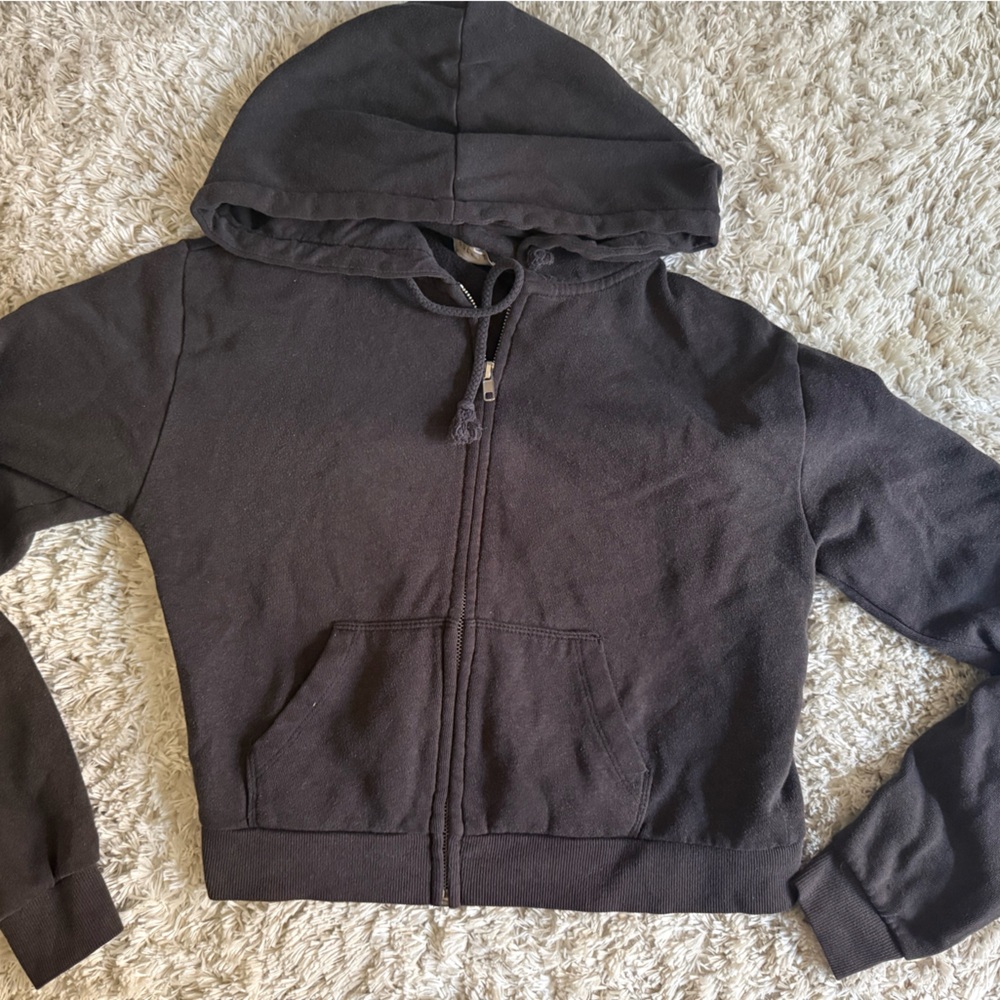 Full Tilt Charcoal Zip-Up Hoodie